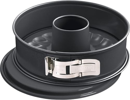 Original Kaiser La Forme Plus Springform 28 cm rund, 2 Böden, Flach- und Rohrboden, runde Backform, Emailleboden, beschichtet, schnittfest, auslaufsicher